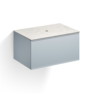 Alape Arkta Möbelmodul mit Trägerplatte 80 cm, Beckenposition mittig