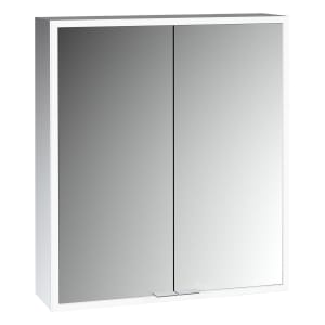 ALLUVION Pluto Spiegelschrank 60 cm, Aufputz, 2-türig