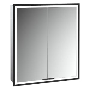 ALLUVION Pluto Spiegelschrank 60 cm, Unterputz, 2-türig