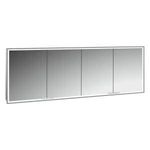 ALLUVION Pluto Spiegelschrank 200 cm, Unterputz, 4-türig