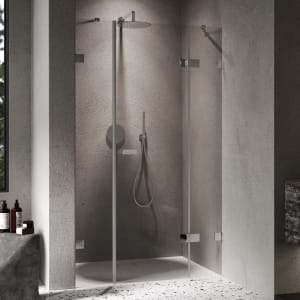 ALLUVION Imperium Schwingtür mit festem Segment und Nebenteil in Nische 150,1-330 x 120-200 cm