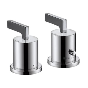 AXOR Citterio Fertigset 2-Loch Thermostat Hebelgriff Wannenrandmontage
