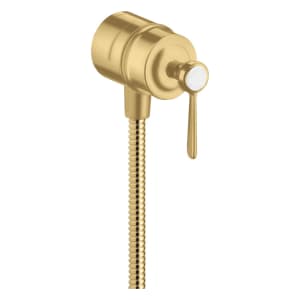 AXOR Montreux Fixfit Wandanschluss Stop mit Abstellventil und Hebelgriff