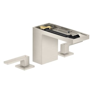 AXOR MyEdition 3-Loch Waschtischarmatur 110 mit Push-Open Ablaufgarnitur ohne Platte