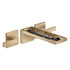 AXOR MyEdition 3-Loch Waschtischarmatur Unterputz für Wandmontage mit Auslauf 221 mm, ohne Platte