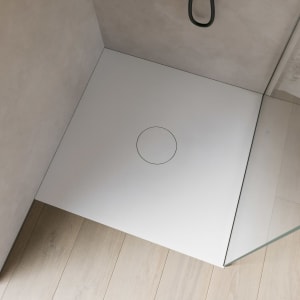 Bette Air Duschwanne 100 x 90 x 1 cm mit Antirutsch Sense