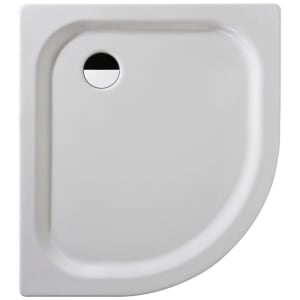 Bette Corner 90 x 80 x 3,5 cm Viertelkreis-Duschwanne ohne Schürze