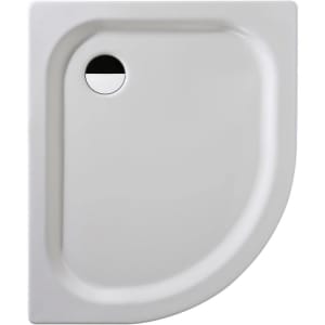 Bette Corner 90 x 75 x 3,5 cm Viertelkreis-Duschwanne ohne Schürze