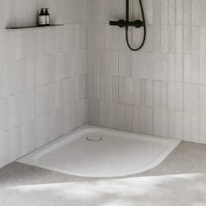 Bette Corner 90 x 100 x 3,5 cm Viertelkreis-Duschwanne ohne Schürze