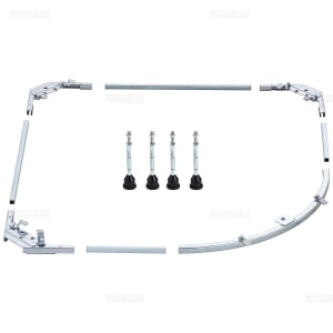 Bette Fuss-System für Duschtasse Viertelkreis 75 x 90 cm