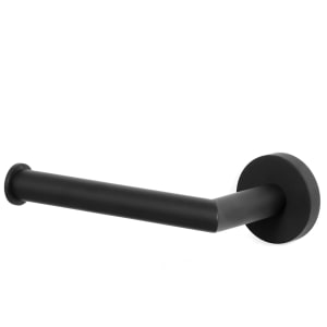 Bravat Varuna mattschwarz WC-Papierhalter ohne Deckel, links