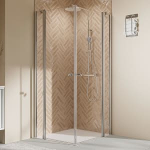 Breuer ELANA 2.0 Eckeinstieg Drehtür 4-teilig 80 x 80 cm