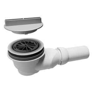 Breuer Lite-Line Steinoptik Ablauf ohne Deckel, waagerecht