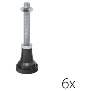 Breuer Wannenfüße, 6 Stück