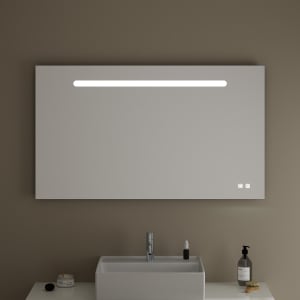 burgbad Eqio Leuchtspiegel mit LED-Beleuchtung horizontal 120 cm
