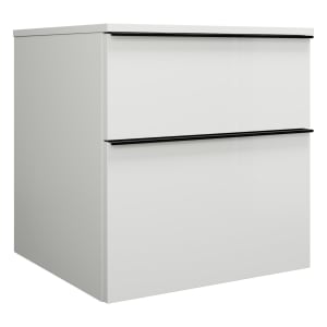 burgbad Eqio Waschtischunterschrank mit Konsolenplatte 60 cm, mit Griffleiste G0252