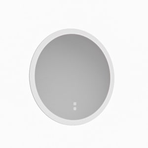 burgbad Fiumo Leuchtspiegel mit umlaufender LED-Beleuchtung rund Ø 75 cm