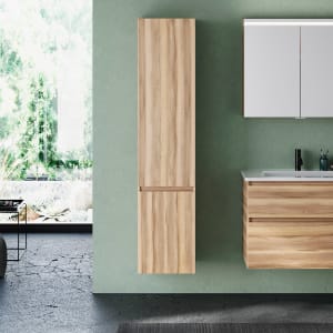 burgbad Lin20 Hochschrank 40 x 34,5 cm, mit 2 Türen, links