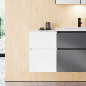 burgbad Lin20 Unterschrank 40 cm, 1 Auszug, 1 Schublade