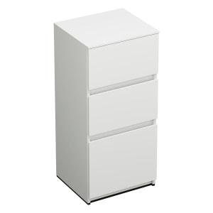 burgbad Lin20 Unterschrank 40 cm, 1 Auszug, 2 Schubladen