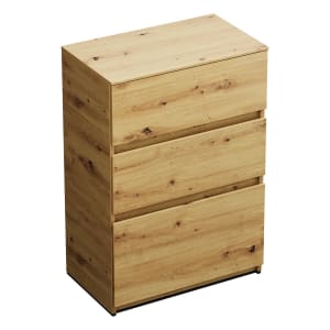 burgbad Lin20 Unterschrank 60 cm, 1 Auszug, 2 Schubladen