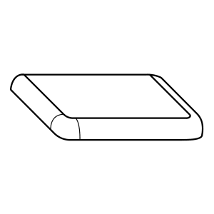 burgbad b:me Abdeckplatte 35 cm