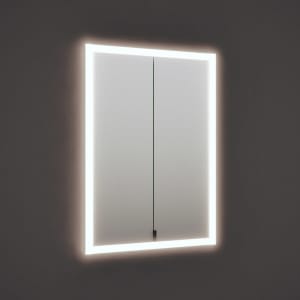 burgbad rl20 Spiegelschrank 62 cm, mit Lichtrahmen für Wandeinbau