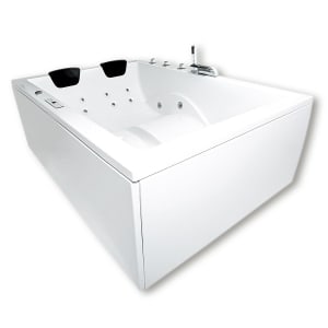 Caribia Herkules Premium Whirlpool 190 x 140 cm mit Schürze