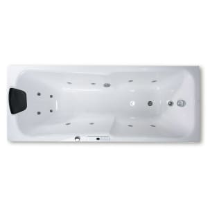 Caribia Rhodos Premium Whirlpool 170 x 75 cm mit Schürze