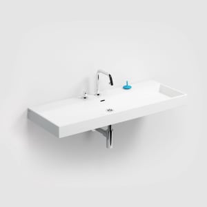 Clou Wash Me Keramik - Waschtisch 110 cm mit 7 vorgestochenen Hahnlöchern