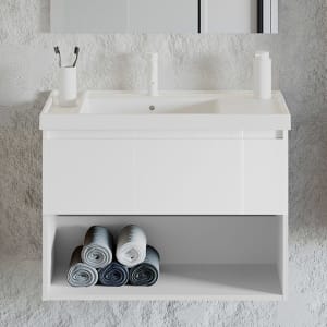 COSMIC B-Best 80 cm Waschtisch mit Unterschrank