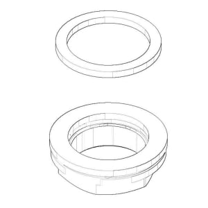 Dornbracht Befestigung mit Dichtungen M32 x 1,5