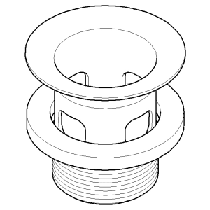 Dornbracht Ersatz Kelch für Waschtisch-Ablaufgarnitur