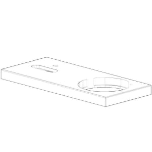 Dornbracht Rosette 12,6 x 5,55 cm