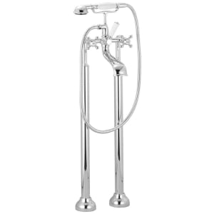 Dornbracht Madison Wannen-Zweilochbatterie mit Standrohren für freistehende Montage