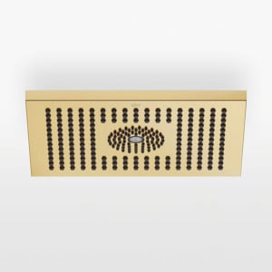 Dornbracht Regenbrause für Deckenanbindung mit LED Licht, 30 x 24 cm