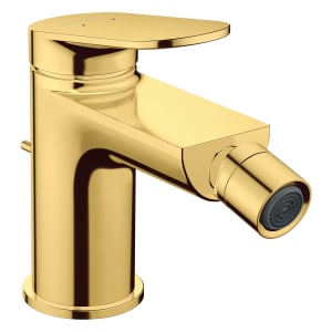 Duravit Wave Einhebel-Bidetarmatur mit Zugstangen-Ablaufgarnitur