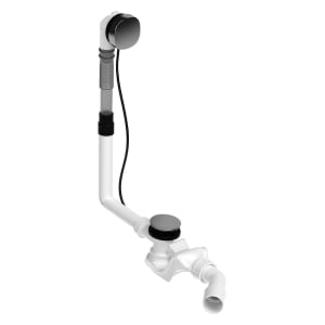 Duravit Ab- und Überlaufgarnitur Quadroval, Bowdenzug 53 cm