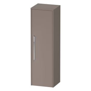 Duravit D-Code Halbhochschrank 40 x 132 cm, Türanschlag rechts, Griff chrom