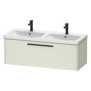 Duravit D-Code Waschtischunterbau 118,4 cm, 1 Auszug, Griff diamantschwarz