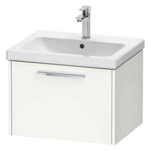 Duravit D-Code Waschtischunterbau 58,4 cm, 1 Auszug, Griff chrom