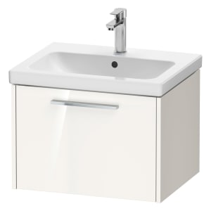 Duravit D-Code Waschtischunterbau 58,4 cm, 1 Auszug, Griff chrom
