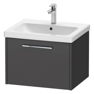 Duravit D-Code Waschtischunterbau 58,4 cm, 1 Auszug, Griff chrom