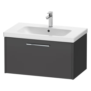 Duravit D-Code Waschtischunterbau 78,4 cm, 1 Auszug, Griff chrom