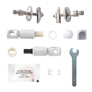 Duravit Ersatz-Scharnier und Dämpfer für WC-Sitz