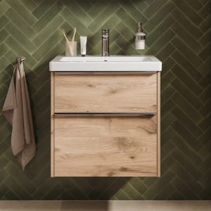 Duravit Joviva Keramik-Waschtisch mit Unterschrank 60 cm
