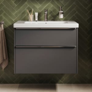 Duravit Joviva Keramik-Waschtisch mit Unterschrank 80 cm