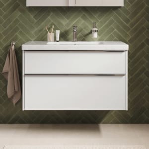 Duravit Joviva Keramik-Waschtisch mit Unterschrank 100 cm