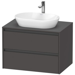 Duravit Ketho.2 Konsolenwaschtischunterbau wandhängend, 2 Auszüge, 80 cm
