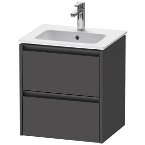Duravit Ketho.2 Waschtischunterbau wandhängend, 2 Auszüge, 51 cm
